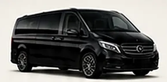 Black Mercedes V-Class premium van