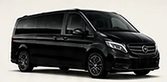Black Mercedes Vito business van
